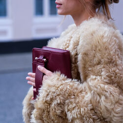 Jolie Grande Crossbody Bag, bordeaux, Naledi Copenhagen