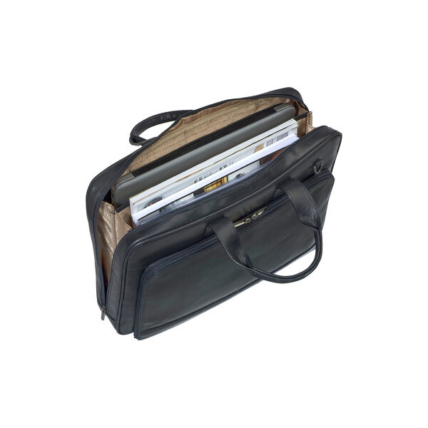 1 Compartment Laptop Bag, black, Tony Perotti