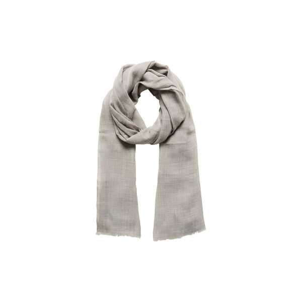 MadihaPW Scarf, medium grey melange, Part Two