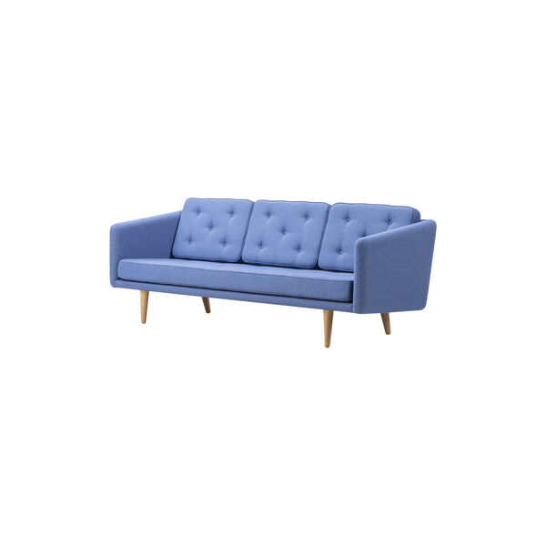 No. 1 2003 3-seater Sofa, Re-wool 0767/oiled oak No. 1 2003 3-seater Sofa, Re-wool 0767/oiled oak, Fredericia Furniture