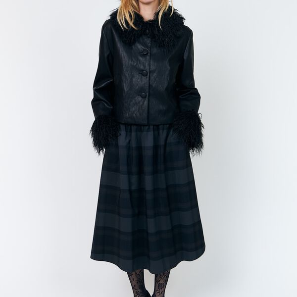 EllaLL Midi Skirt, dark grey, Lollys Laundry