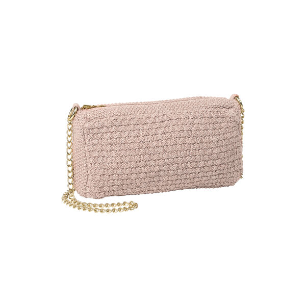 Stickad Clutch Kedja Petra, husted violet, By LOHN