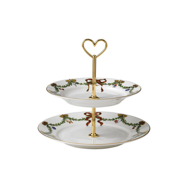 Star Fluted Christmas våningsfat, Royal Copenhagen