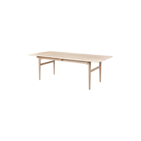 CH327 Dining Table, white oiled oak, Carl Hansen & S&oslash;n