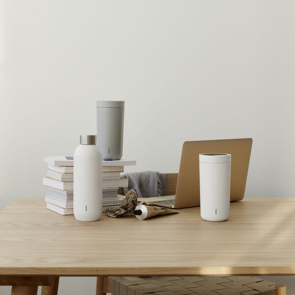 To Go Click termosmugg 0,4 L, soft chalk, Stelton