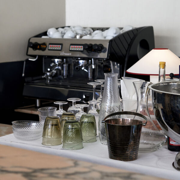 Collect Drinking Glass SC78, amber, &Tradition