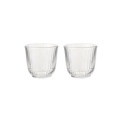 Waves vattenglas l&aring;g 2 st., klar, Royal Copenhagen
