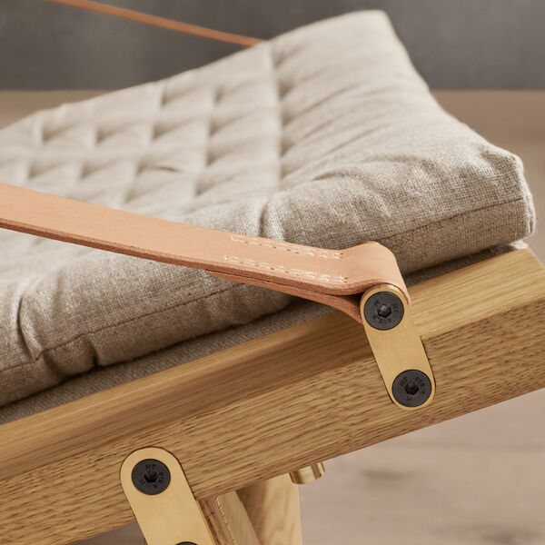 FK10 Plico loungestol, vitoljad ek/natur, Carl Hansen & S&oslash;n