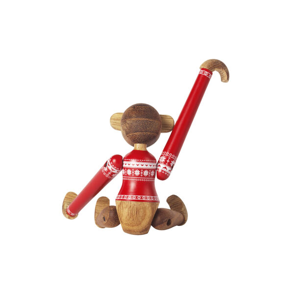 Monkey Christmas Jumper 2024 mini teak/limba, Kay Bojesen Denmark