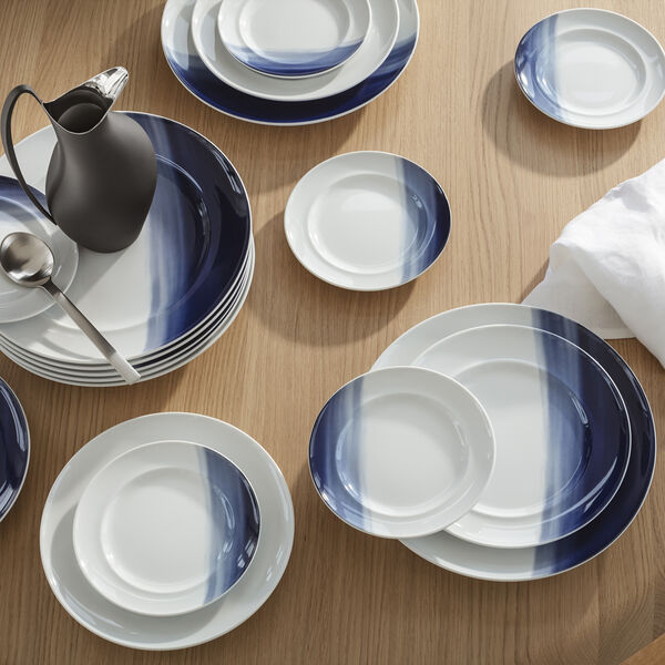 KOPPEL lunchtallrik 22 cm, nyanser av bl&aring;tt, Georg Jensen