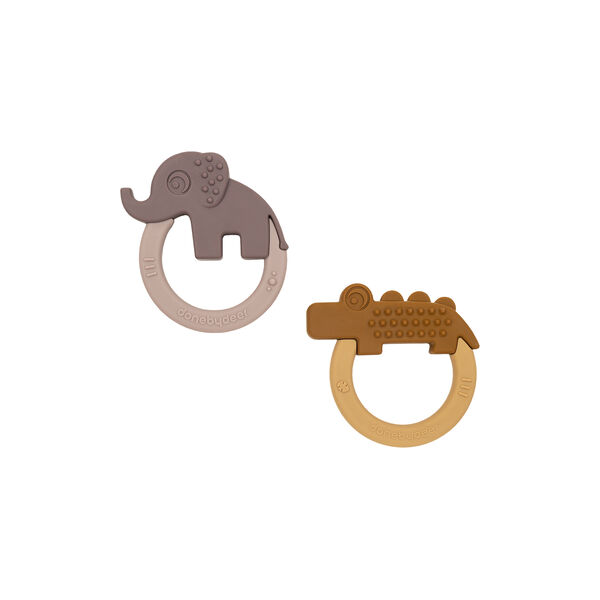 Deer Friends 2-pack badleksak, mustard/powder, Done by Deer