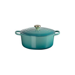 Signature rund gryta &Oslash; 28 cm, bleu riviera, Le Creuset
