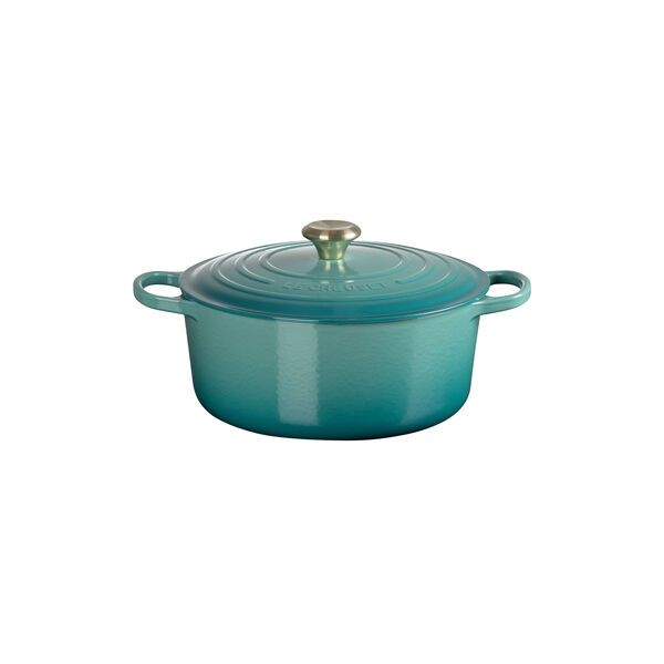 Signature rund gryta &Oslash; 28 cm, bleu riviera, Le Creuset