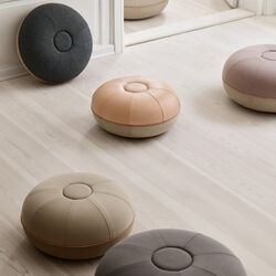 Pouf, steel grey Pouf, steel grey, Fritz Hansen