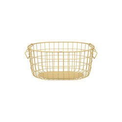 KAGO Storage basket Round M, new wheat, Blomus