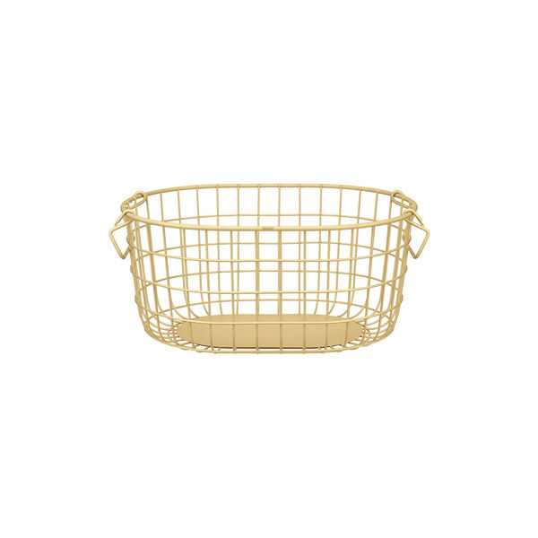 KAGO Storage basket Round M, new wheat, Blomus