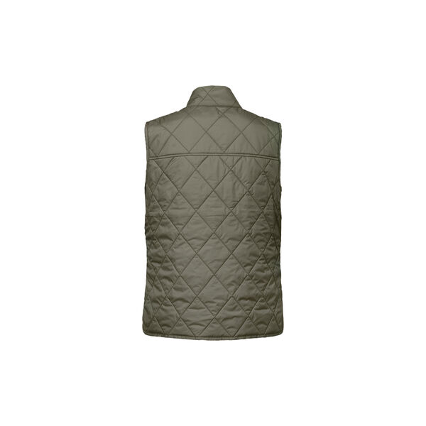 Quilted Short Vest, army, Ilse Jacobsen Hornb&aelig;k