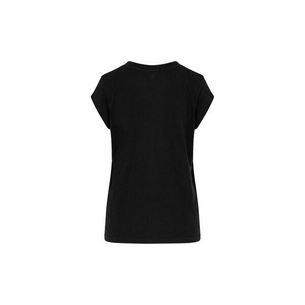 CC Heart FEATHER tee, black, Coster Copenhagen