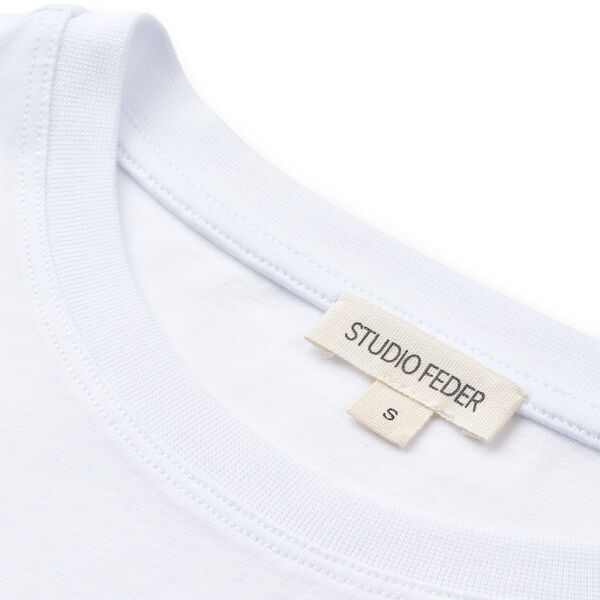 Freya långärmad T-Shirt, white, Studio Feder