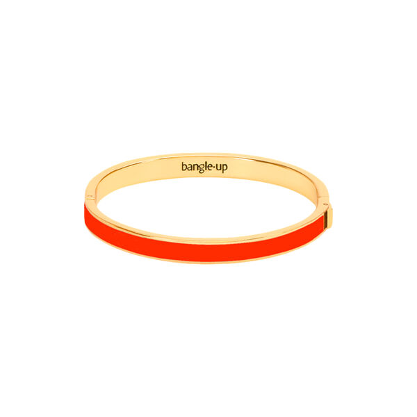 BANGLE Armband 7 mm T1, tangerine, bangle up