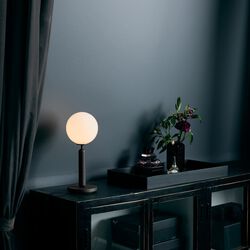Miira Table Lamp, rock grey/opal, Nuura