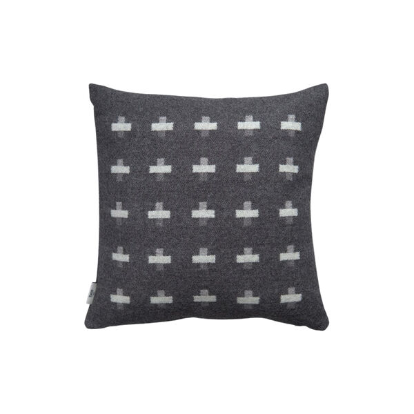 SYNDIN Cushion, slate, Røros Tweed