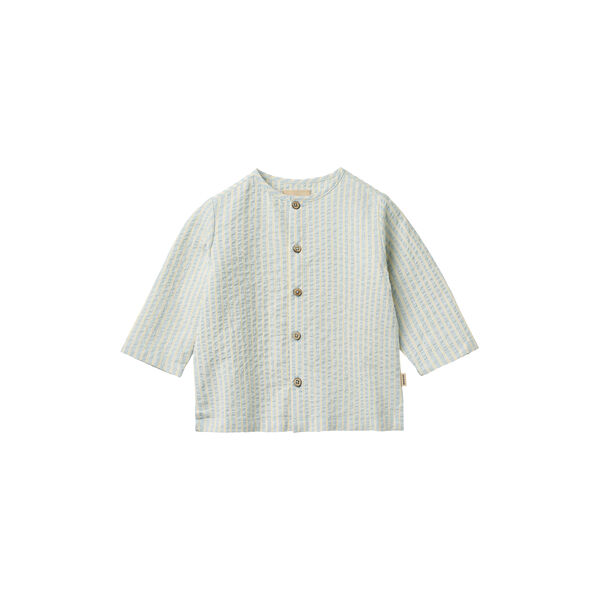 Shirt Shelby, summer sky stripe, Wheat