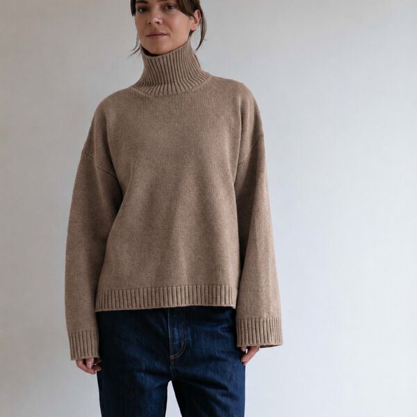 THYRA KNIT , oat melange, Studio Feder