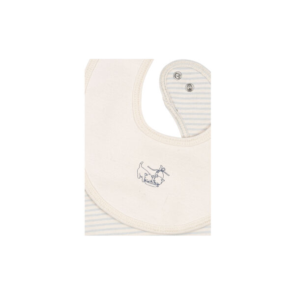 Fio Stripe 2-pack Bibs, blue mix Fio Stripe 2-pack Bibs, blue mix, Konges Sløjd