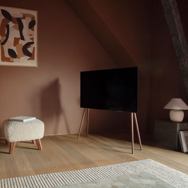 TV-stativ XL 55''-77'', walnut, JALG