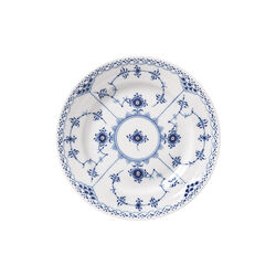Blue Fluted Half Lace tallrik &Oslash; 17 cm, Royal Copenhagen