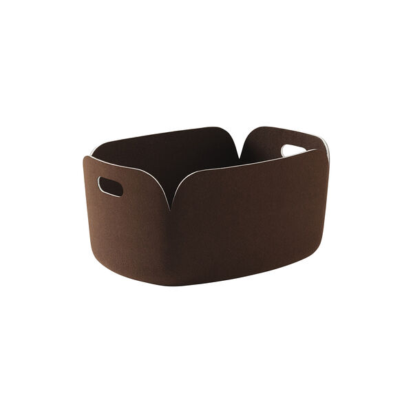 Restore Basket, dark brown Restore Basket, dark brown, Muuto