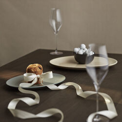 Rhombe Earth Oval serveringsfat, marble, Lyngby Porcelæn