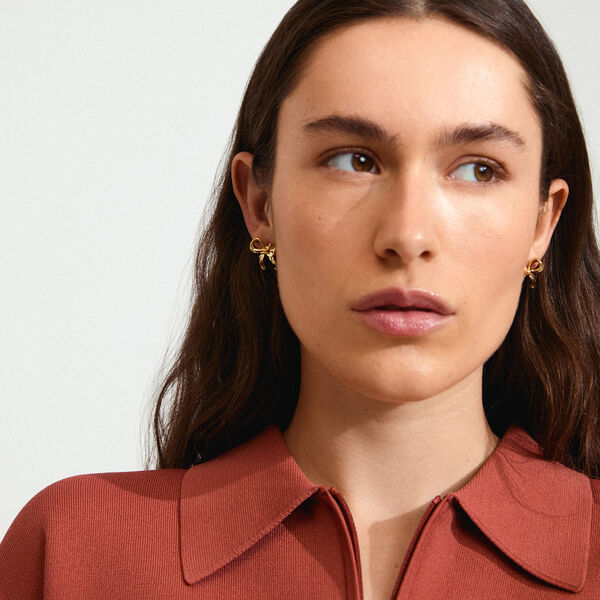 CASSIAN Studs, guldpl&auml;terat, Pilgrim