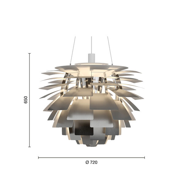 PH Artichoke, stainless steel, Louis Poulsen