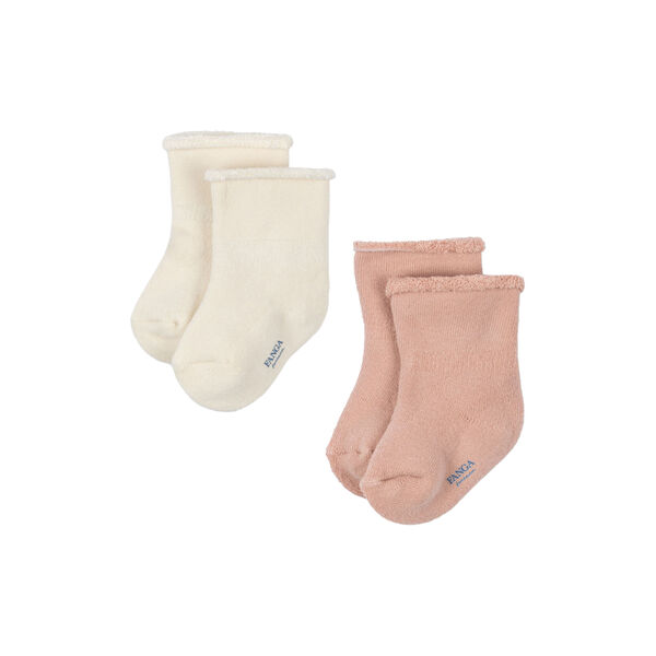 Vicino 2-pack Terry Socks, cameo rose, Konges Sl&oslash;jd