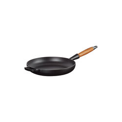 Signature stekpanna med trähandtag Ø 28 cm, matte black, Le Creuset