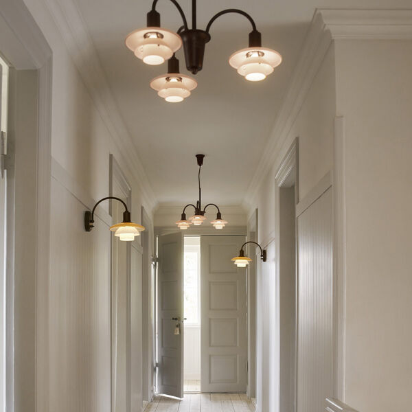 PH 2/2 Wall Lamp Centenary Edition, amber/opal white, Louis Poulsen