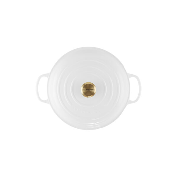 Signature gjutj&auml;rn buff&eacute;tgryta 30 cm, white, Le Creuset