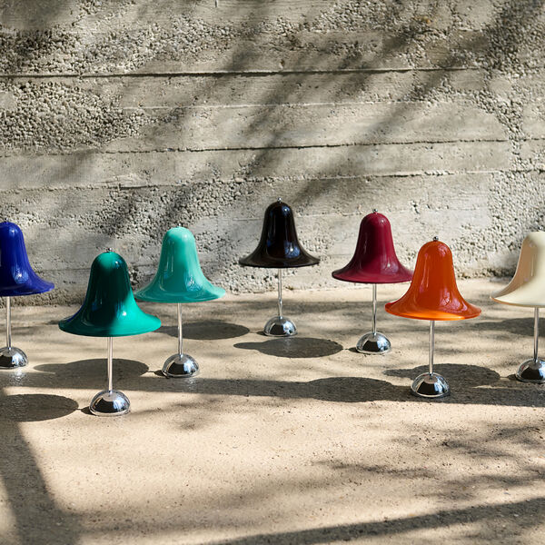 Pantop Portabel bordslampa, pitch brown, Verpan