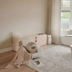 Thyme pläd, beige Thyme pläd, beige, ELVANG
