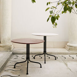 Carmel Bistro Outdoor Lounge Table, matt clam white, GUBI