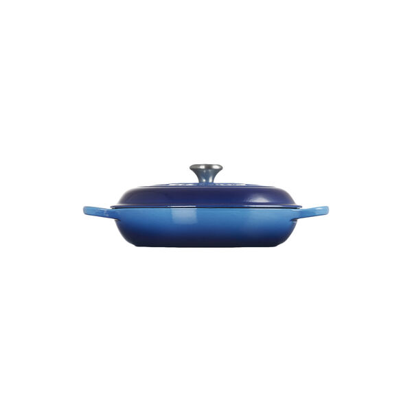 Signature gjutj&auml;rn buff&eacute;tgryta 30 cm, azure blue, Le Creuset