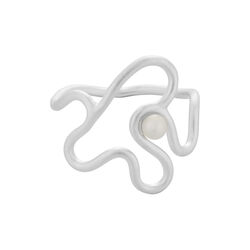 Bay Pearl ring, silver, Pernille Corydon Jewellery