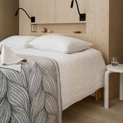 NATURPLEDD Throw, flette, R&oslash;ros Tweed