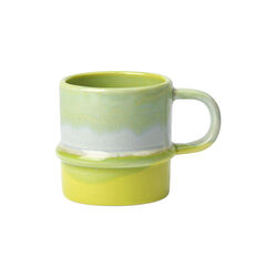 Poppery Mugg med handtag, apple green/mint, Kähler