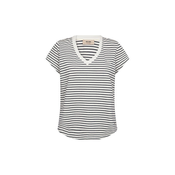 MMKala V-SS Stripe Tee, salute navy, MOS MOSH