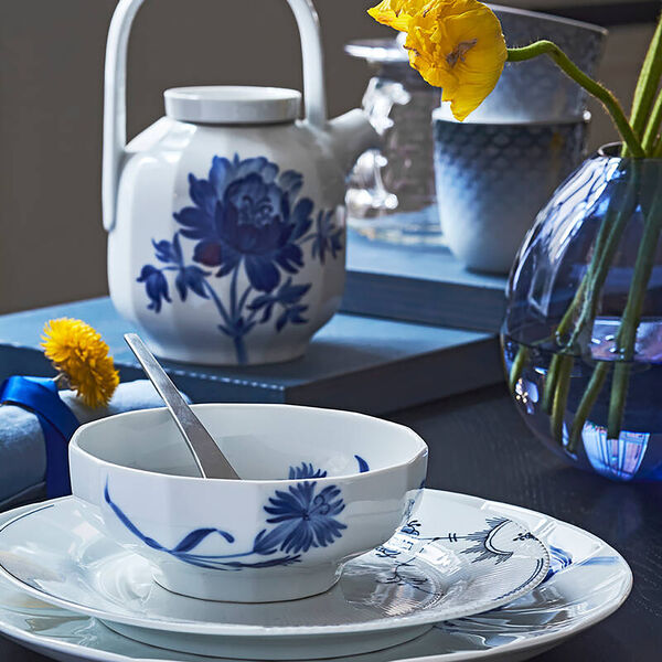 Blomst tekanna, trädpion, Royal Copenhagen