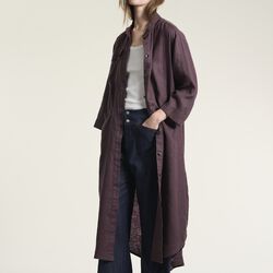Lazy linen skjortkl&auml;nning, raisin, BITTE KAI RAND