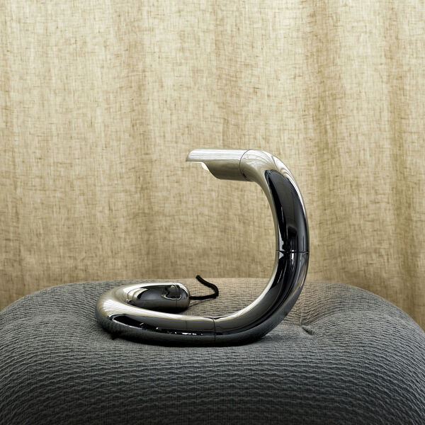 Aspide Table Lamp, chrome, GUBI